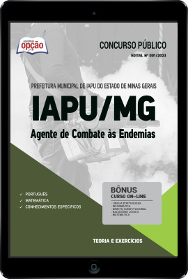 Apostila Prefeitura de Iapu - MG em PDF - Agente de Combate às Endemias