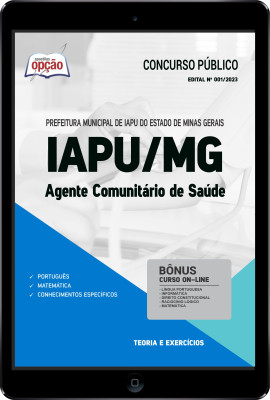 Apostila Prefeitura de Iapu - MG em PDF - Agente Comunitário de Saúde