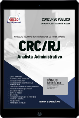 Apostila CRC-RJ em PDF - Analista Administrativo