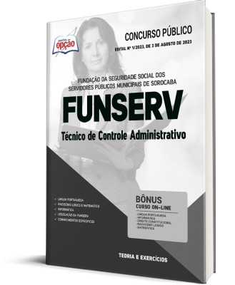 Apostila FUNSERV - Técnico de Controle Administrativo
