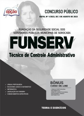 Apostila FUNSERV - Técnico de Controle Administrativo