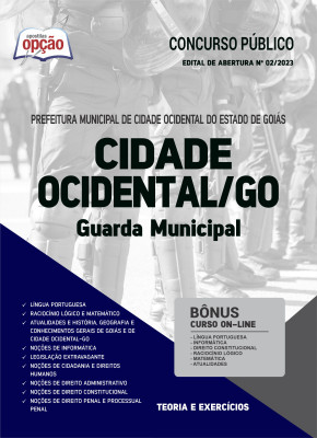 Apostila Prefeitura de Cidade Ocidental - GO - Guarda Municipal