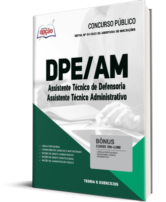 Apostila DPE-AM - Assistente Técnico de Defensoria - Assistente Técnico Administrativo