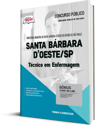 Apostila Prefeitura de Santa Bárbara D Oeste - SP - Técnico em Enfermagem