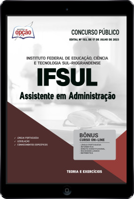 Apostila IFSul em PDF - Assistente em Administração