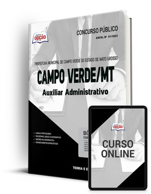 Apostila Prefeitura de Campo Verde - MT - Auxiliar Administrativo