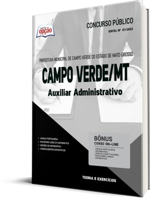 Apostila Prefeitura de Campo Verde - MT - Auxiliar Administrativo
