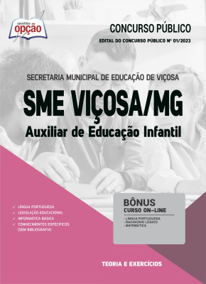 Apostila SME Viçosa - MG - Auxiliar de Educação Infantil