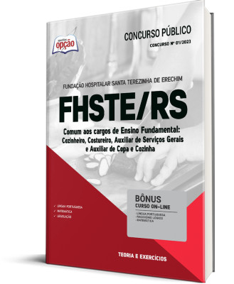 Apostila FHSTE-RS - Comum aos Cargos de Ensino Fundamental