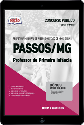 Apostila Prefeitura de Passos - MG em PDF - Professor de Primeira Infância