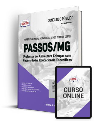 Apostila Prefeitura de Passos - MG - Professor de Apoio para Crianças com Necessidades Educacionais Específicas