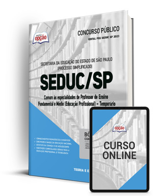 Apostila SEDUC-SP - Comum Professor de Ensino Fundamental e Médio (Educação Profissional) - Temporário