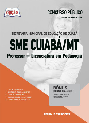 Apostila SME Cuiabá-MT - Professor - Licenciatura em Pedagogia