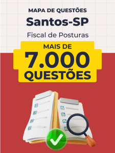 Mapa de Questões Online - Pref. de Santos - Fiscal de Posturas - 7 Mil Questões