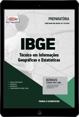 Apostila IBGE em PDF - Técnico em Informações Geográficas e Estatísticas