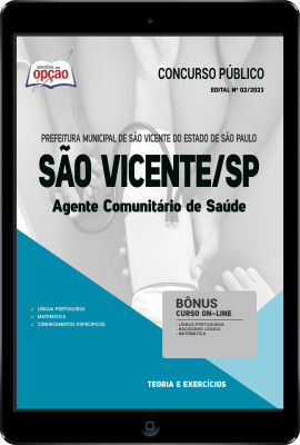 Apostila Prefeitura de São Vicente - SP em PDF - Agente Comunitário de Saúde