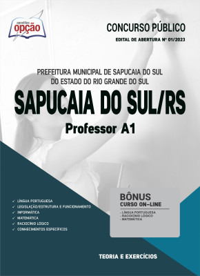 Apostila Prefeitura de Sapucaia do Sul - RS - Professor A1