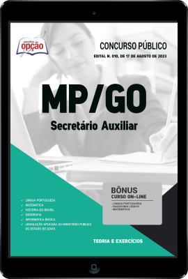 Apostila MP-GO em PDF - Secretário Auxiliar