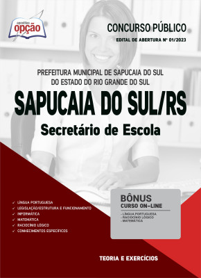 Apostila Prefeitura de Sapucaia do Sul - RS - Secretário de Escola