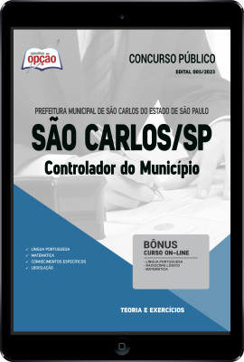 Apostila Prefeitura de São Carlos - SP em PDF - Controlador do Município