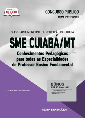 Apostila SME Cuiabá-MT - Conhecimentos Pedagógicos para Professor Ensino Fundamental