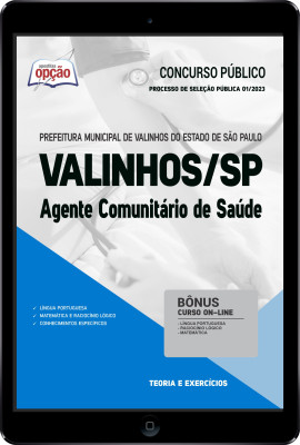 Apostila Prefeitura de Valinhos - SP em PDF - Agente Comunitário de Saúde