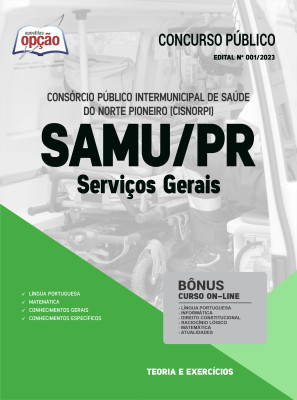 Apostila SAMU-PR (CISNORPI) - Serviços Gerais