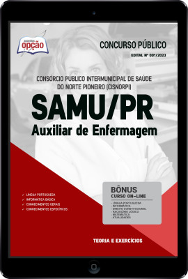 Apostila SAMU-PR (CISNORPI) em PDF - Auxiliar de Enfermagem