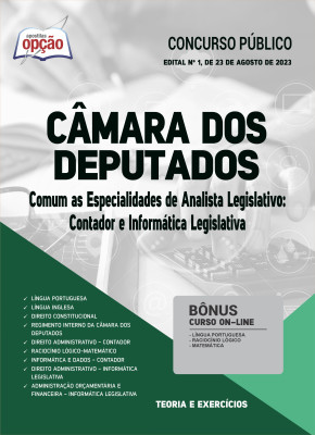 Apostila Câmara dos Deputados - Comum as Especialidades de Analista Legislativo: Contador e Informática Legislativa