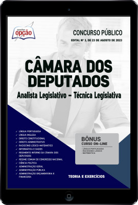 Apostila Câmara dos Deputados em PDF - Analista Legislativo - Técnica Legislativa