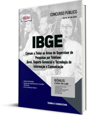 Apostila IBGE - Comum Supervisor de Pesquisas por Telefone