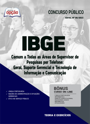 Apostila IBGE - Comum Supervisor de Pesquisas por Telefone