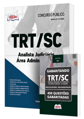 Combo Impresso TRT-SC - Analista Judiciário - Área Administrativa