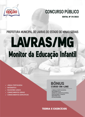 Apostila Prefeitura de Lavras - MG - Monitor da Educação Infantil