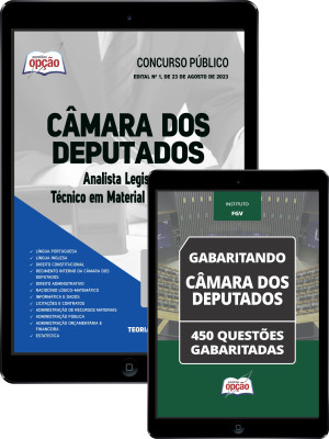 Combo Digital Câmara dos Deputados - Analista Legislativo - Técnico em Material e Patrimônio