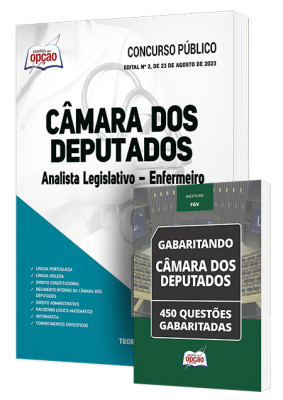 Combo Impresso Câmara dos Deputados - Analista Legislativo - Enfermeiro