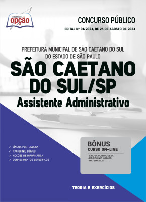 Apostila Prefeitura de São Caetano do Sul - SP - Assistente Administrativo