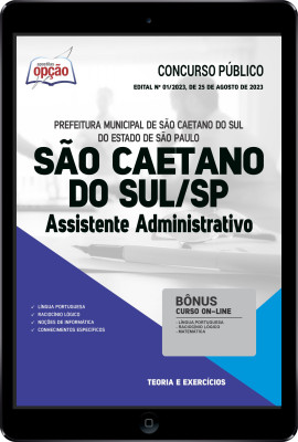 Apostila Prefeitura de São Caetano do Sul - SP em PDF - Assistente Administrativo