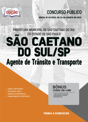 Apostila Prefeitura de São Caetano do Sul - SP - Agente de Trânsito e Transporte