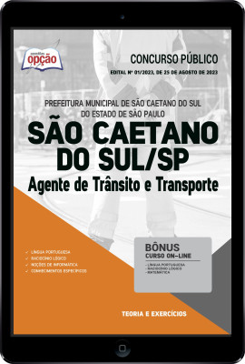 Apostila Prefeitura de São Caetano do Sul - SP em PDF - Agente de Trânsito e Transporte
