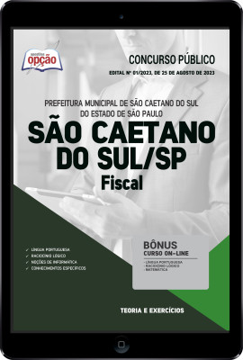 Apostila Prefeitura de São Caetano do Sul - SP em PDF - Fiscal