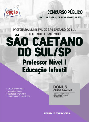 Apostila Prefeitura de São Caetano do Sul - SP - Professor Nível I - Educação Infantil