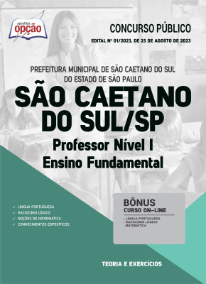 Apostila Prefeitura de São Caetano do Sul - SP - Professor Nível I - Ensino Fundamental