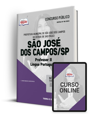 Apostila Prefeitura de São José dos Campos - SP - Professor II - Língua Portuguesa