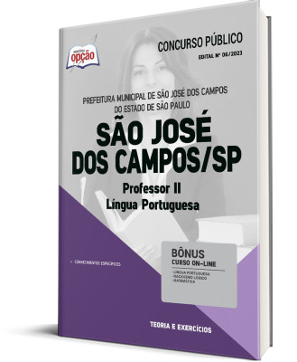 Apostila Prefeitura de São José dos Campos - SP - Professor II - Língua Portuguesa