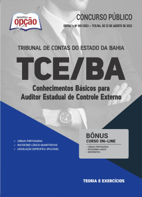 Apostila TCE-BA - Conhecimentos Básicos para Auditor Estadual de Controle Externo