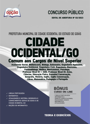 Apostila Prefeitura de Cidade Ocidental - GO - Comum aos Cargos de Nível Superior