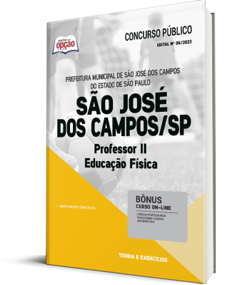 Apostila Prefeitura de São José dos Campos - SP - Professor II - Educação Física