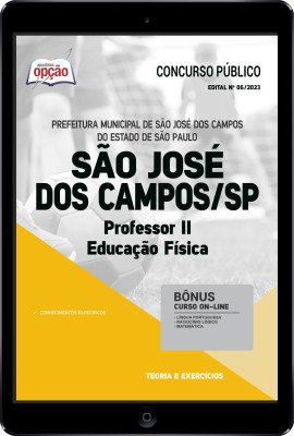 Apostila Prefeitura de São José dos Campos - SP em PDF - Professor II - Educação Física