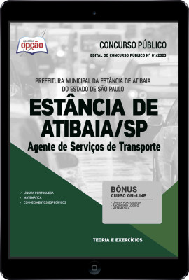Apostila Prefeitura de Atibaia - SP em PDF - Agente de Serviços de Transporte
